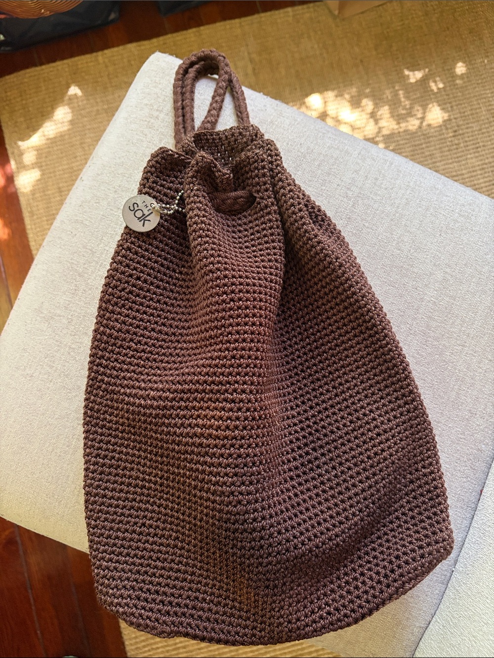 The Sak Crochet Backpack - Chocolate Brown